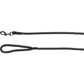 Flamingo Hond Looplijn Aiden Zwart 2m 12mm