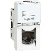 Legrand 076573, RJ-45, 1 module, STP, Cat. 6a, Wit, 420 g