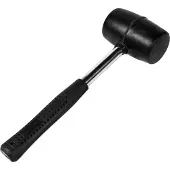 Hofftech Rubber Hamer / Vuist met Stalen Steel 30cm