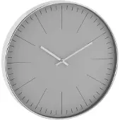 Dulaire Wandklok Zilver Modern Ø 40 cm