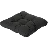 Madison Loungekussen Zit Florance Rib Black (73 x 73 cm)