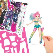 TOPModel Popstar kleurboek
