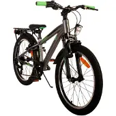 Volare cross kinderfiets - jongens - 20 inch - grijs - 6 versnellingen