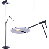 Highlight Design Leeslamp Sapporo Zwart Ø 29cm