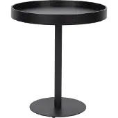 White Label Bijzettafel Yuri Black - Maat S