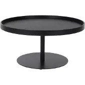 White Label Bijzettafel Yuri Black - Maat L