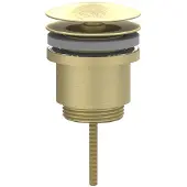 Ivy Aia Design afvoerplug always open geborsteld mat goud pvd