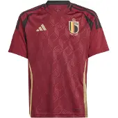 Adidas Functioneel shirt 'Belgium 24 Home' beige / geel / rood / zwart