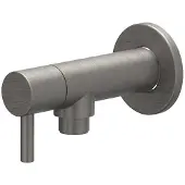 Ivy Aia Hoekstopkraan 1/2 3/8 Geborsteld Metal Black PVD