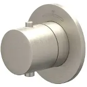 Ivy Aia Bond Afbouwdeel inbouwthermostaat symmetry met rond rozet Geborsteld nickel PVD