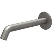 Ivy Aia Algemeen Baduitloop 23cm 1/2" aansluiting, inkortbaar Geborsteld metal black PVD