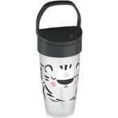 Lovi | Drinkbekker | Salt&Pepper | wit- zwart 250 ml, 12m+
