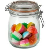 Le Parfait Voorraad/weckpot - glas - transparant - 11 x 8,5 cm - 500 ml