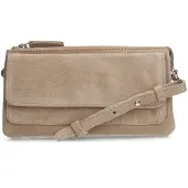 Manfield Beige suède clutch | Maat Onesize