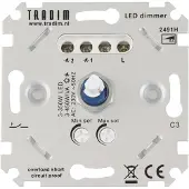 Tradim | muurdimmer | IP 20 | Zilver | 3-450W