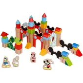Disney Mickey Mouse Houten Blokken Set, 60dlg