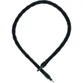 ABUS Fietsslot Insteekketting - Adaptor Chain IvyTex 6KS - - zwart - 100 cm - geschikt voor elektrische fietsen - stadsfietsen