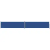 vidaXL Windscherm uittrekbaar 180x1200 cm blauw