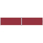 vidaXL Windscherm uittrekbaar 200x1000 cm rood