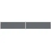vidaXL Windscherm uittrekbaar 180x1200 cm antracietkleurig