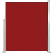 vidaXL Windscherm uittrekbaar 160x500 cm rood