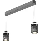 Sammode AIRMOD Duo Hanglamp Perforated Aluminium | Black