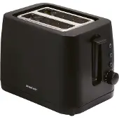 Silvercrest Broodrooster - Zwart - 870W - 6-instelbare bruiningsniveaus - Ontdooifunctie - Kruimellade