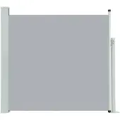 vidaXL Tuinscherm uittrekbaar 170x300 cm grijs