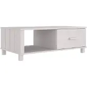 vidaXL Salontafel HAMAR 100x55x35 cm massief grenenhout wit
