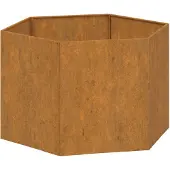 vidaXL Plantenbak roestig 60x60x45 cm cortenstaal