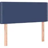 vidaXL Hoofdbord 80x5x78/88 cm stof blauw