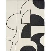 Broste Copenhagen Maren plaid zwart/beige - 71010006