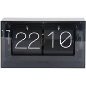 Karlsson Klok Boxed Flip Acrylic Black