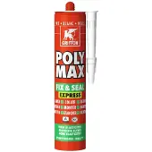 Griffon Poly Max Fix & Seal Express Montagelijm-/afdichtingskit - Wit - Koker - 425gr