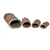 CeramicNature schuilplaats Catfish caves 26 cm keramiek bruin