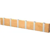 LoCa Knax Horizontal 6 - Haken en hangers Metaal Birch - 10682