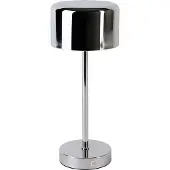 TRIO REALITY JEFF - Tafellamp - Chroom - incl. 1x SMD 1.5W - Touch functie - Oplaadbaar - Dimbaar