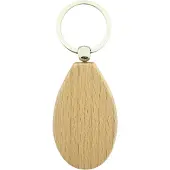 Combicraft Blanco houten sleutelhanger druppel 58x36mm - verpakking 50 stuks