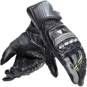 Dainese Druid 4 Zwart Houtskoolgrijs Geel Fluo Handschoenen Maat 3XL