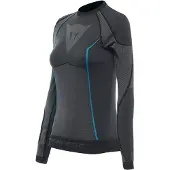 Dainese Dry Ls Lady Functioneel Shirt Zwart/Blauw M unisex