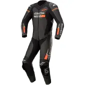 Alpinestars GP-Force Chaser 1-Dlg 1-delig pak af lavet af læder Zwart/Neonrood 56, Mannen