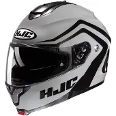 HJC C91N Nepos Zwart Grijs Systeemhelm Maat XS