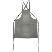Dutchdeluxes Schort Suspender Serie Apron Grey
