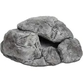 CeramicNature aquariumdecoratie steen 24 cm polyester grijs