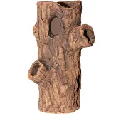 CeramicNature terrarium Log 8 x 22 cm keramiek bruin