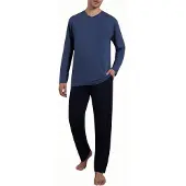 Ceceba Bamboo - Heren Pyjama lange broek - Blauw