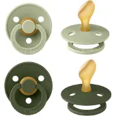 BIBS Fopspeen Anatomical Sage/Hunter Green 0-6mnd 2st