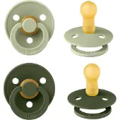 BIBS Fopspeen Symmetric Sage/Hunter Green 0-6mnd 2st