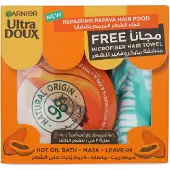 Garnier Ultra Doux Repairing Papaya Hair Food Cadeauset - 390 ml