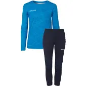 Uhlsport Prediction Keeperstenue Kids Blauw Zwart
